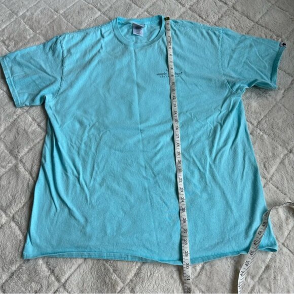 Simply Southern | Marine "Barefoot and Happy" T-shirt Tee | Size Extra Large - Picture 14 of 14